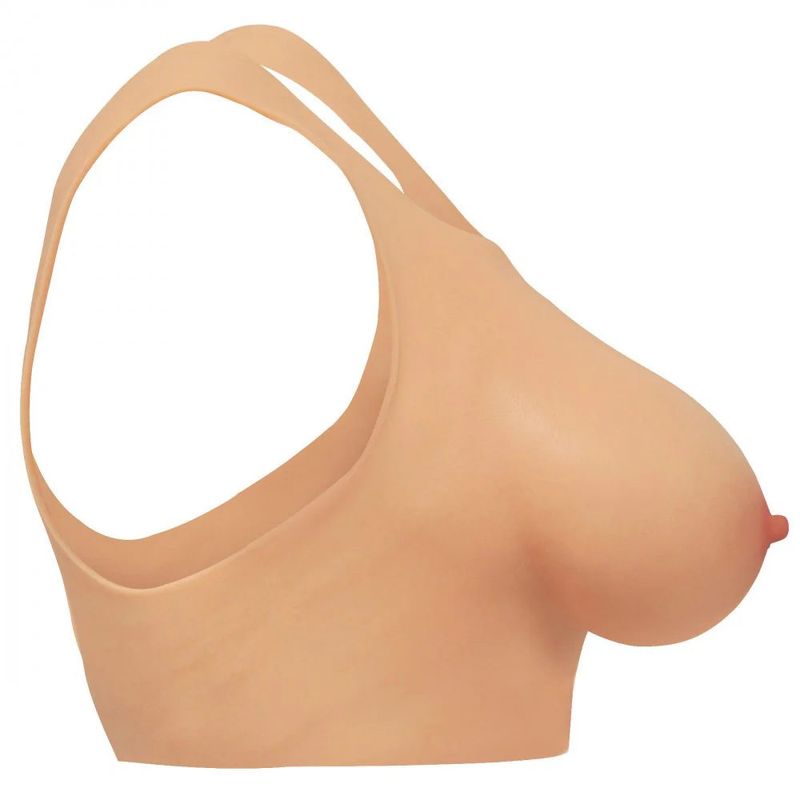 Perky Pair D Cup Silicone Breasts - Adult Toys