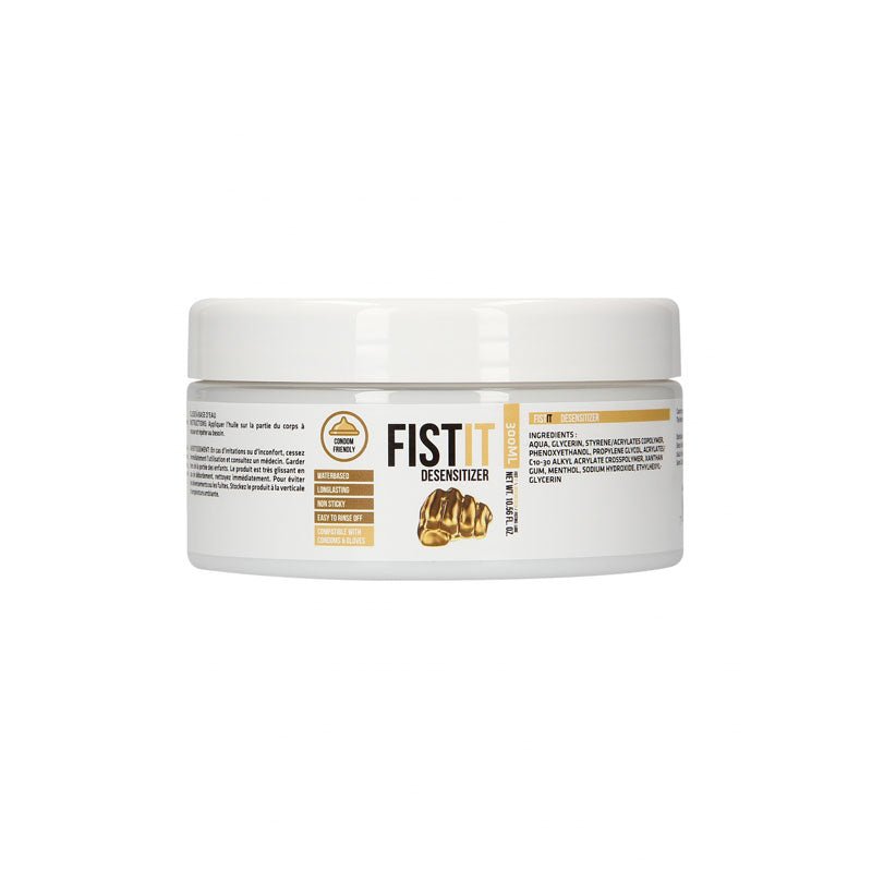 PHARMQUESTS Fist - It Numbing - 300 ml - Water Based Numbing Lubricant - 300 ml Tub - LOTIONS & LUBES