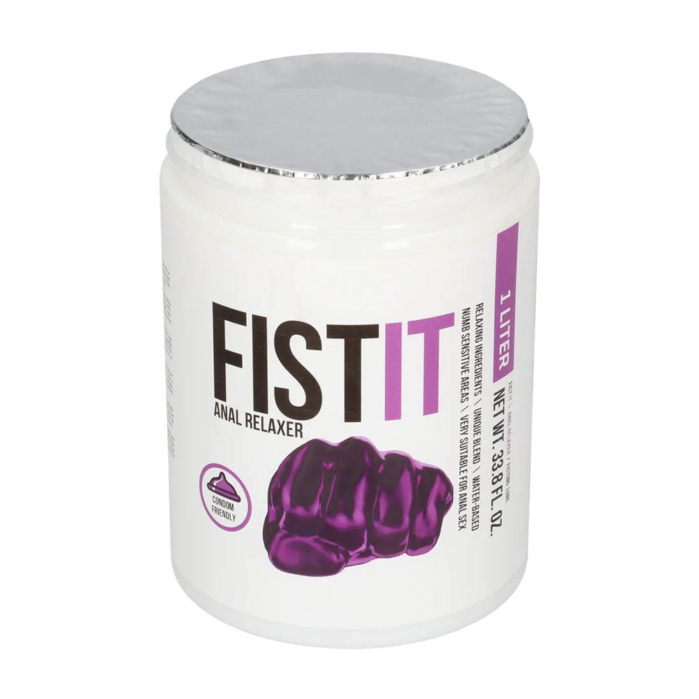 Pharmquests FistIt Anal Relaxer Water Based Lubricant 1000 Milliliter Tub - LOTIONS & LUBES