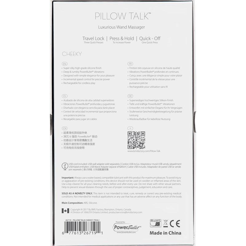 Pillow Talk Cheeky Teal - Adult Toys