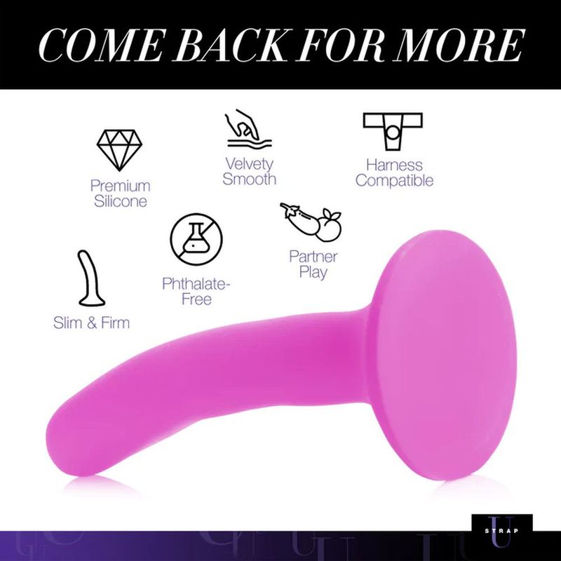 Pink Silicone Strap - On Dildo Small - Adult Toys - Naughty by Nature Adult Store
