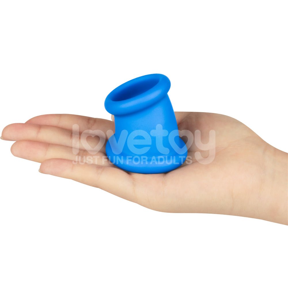 Pinnacle Pro Tapered Squeeze - Blue Ball Stretcher - COCK RINGS