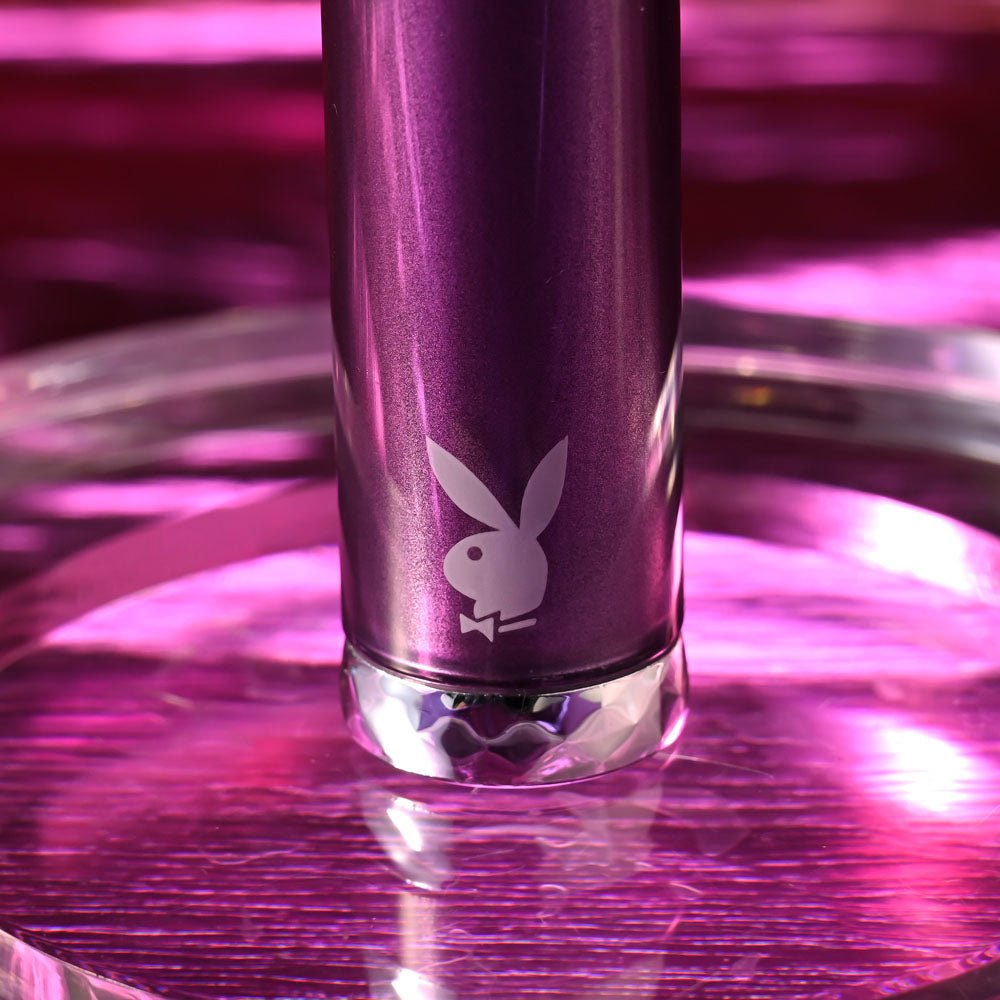 Playboy Pleasure AMETHYST - Glass Tipped Mini Vibrator - BULLETS & EGGS
