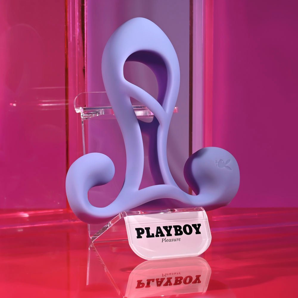 Playboy Pleasure FANTASY CAGE - Vibrating Penis Sleeve - SLEEVES