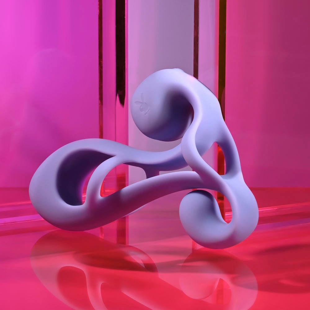 Playboy Pleasure FANTASY CAGE - Vibrating Penis Sleeve - SLEEVES