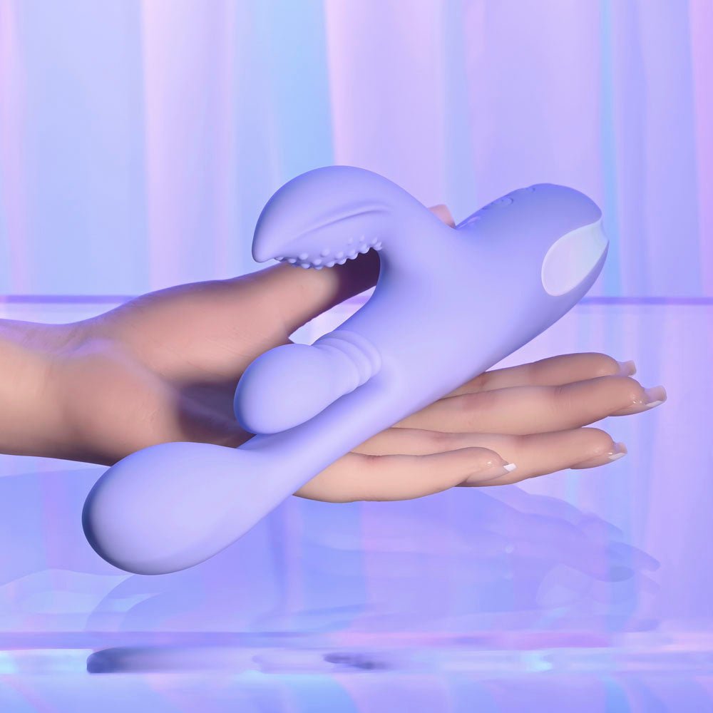 Playboy Pleasure NUBBIN RUBBIN - Thrusting Rabbit Vibrator - VIBRATORS