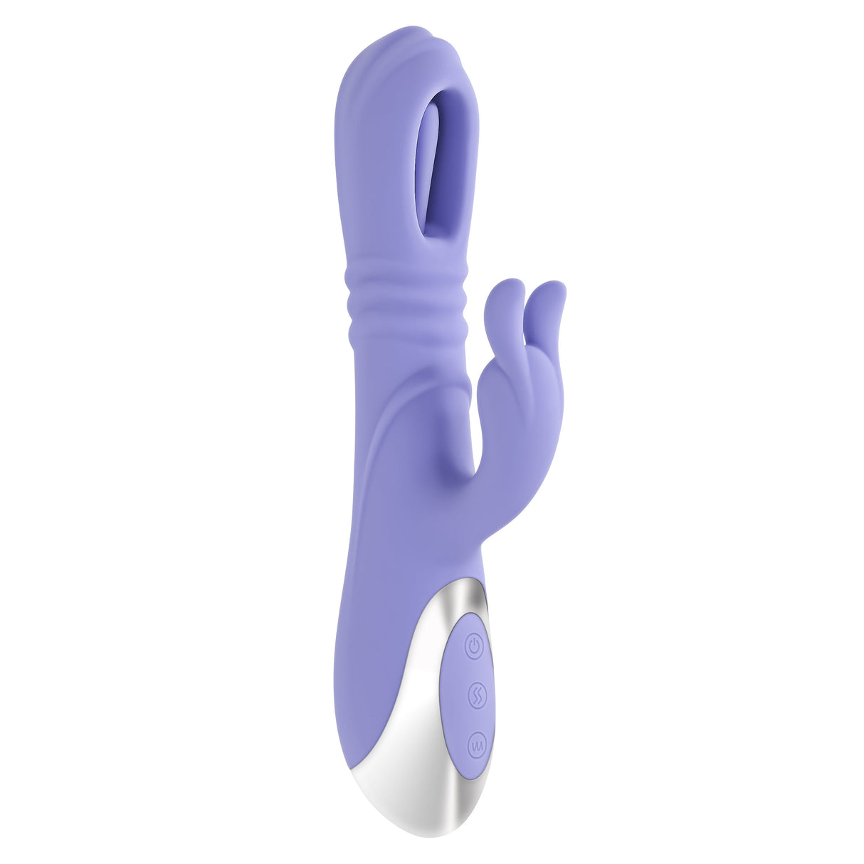 Playboy Pleasure Tap Me In Purple Rabbit Vibrator - VIBRATORS