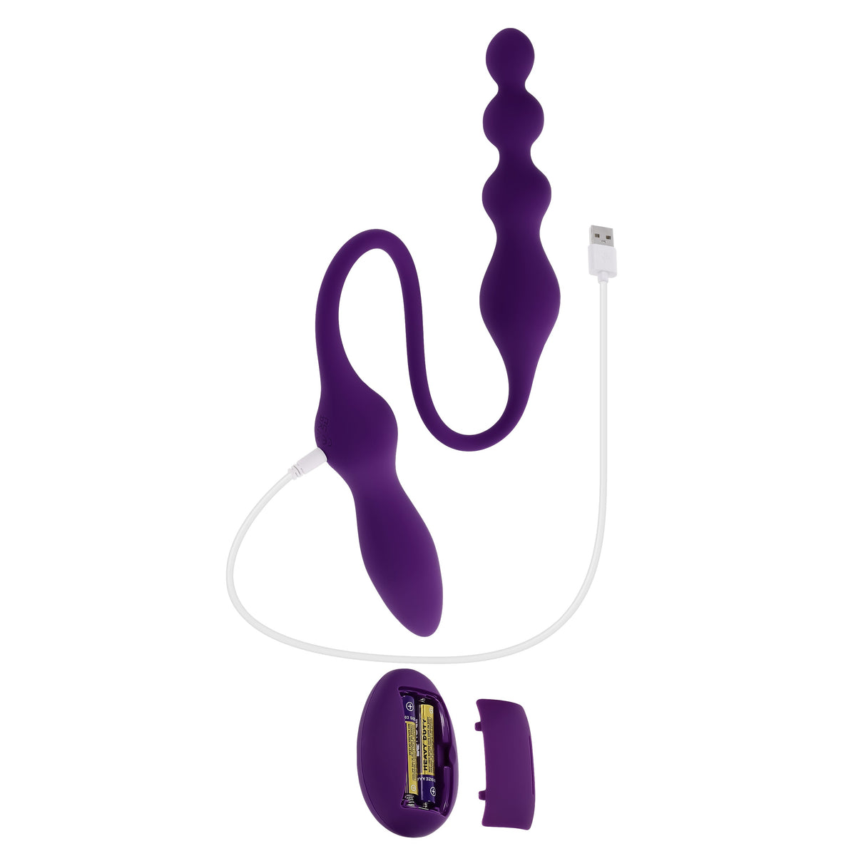 Playboy Pleasure This And That Purple DualEnded Vibrator - VIBRATORS