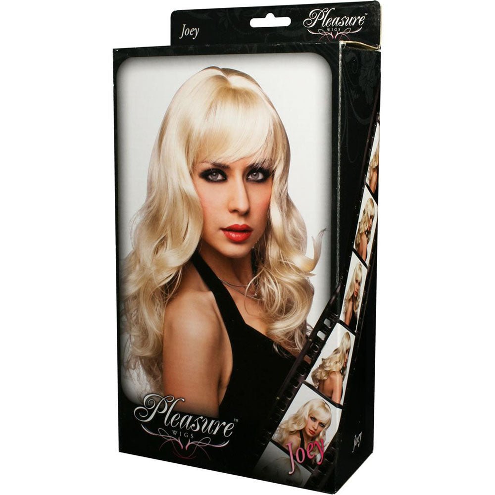 PLEASURE WIGS Joey - Platinum Blonde - Blonde Wig - LINGERIE & BODY WEAR
