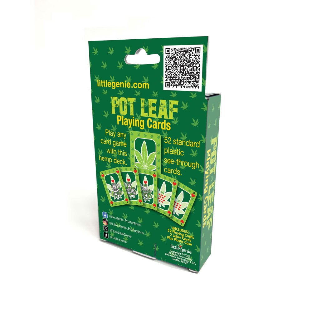 Pot Leaf Playing Cards - Waterproof Novelty Playing Cards - GAMES