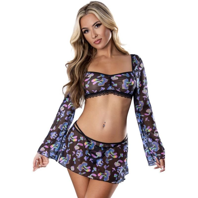 Pot Leaf Teddy - Lingerie