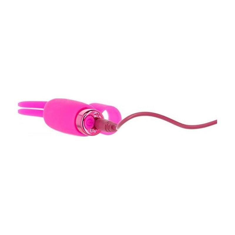 Power Bullet Teasing Tongue w Rechargeable Bullet Pink - Adult Toys