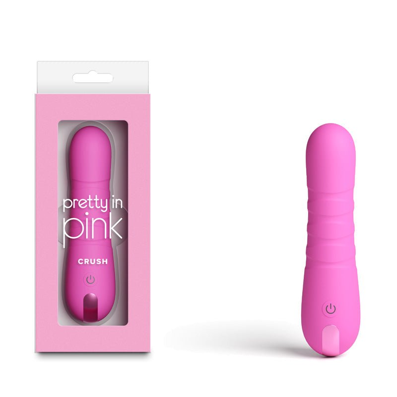 Pretty in Pink Crush USB Rechargeable Vibrator 14.3 cm Pink - VIBRATORS