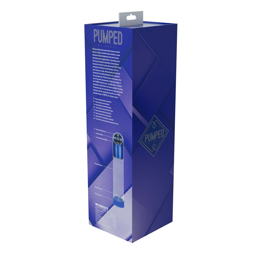 PUMPED Automatic Waterproof Pump - Metal Blue - PUMPS - Naughty by Nature Adult Store