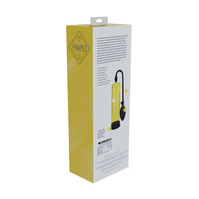 PUMPED Basic Pump 1 - Yellow - Yellow Penis Pump - PUMPS