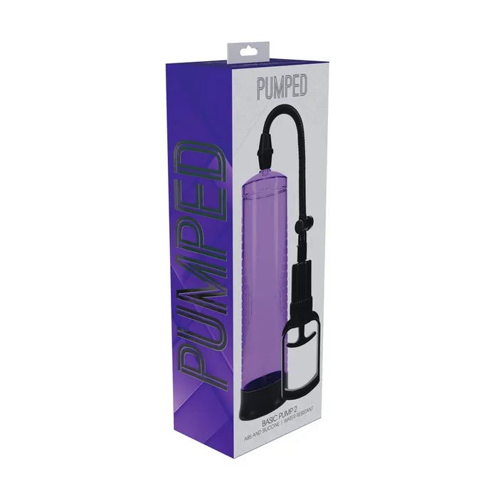 PUMPED Basic Pump 2 - Purple - Purple Penis Pump - PUMPS