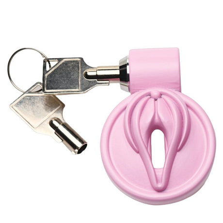 Pussification Vulva Chastity Cage - Adult Toys