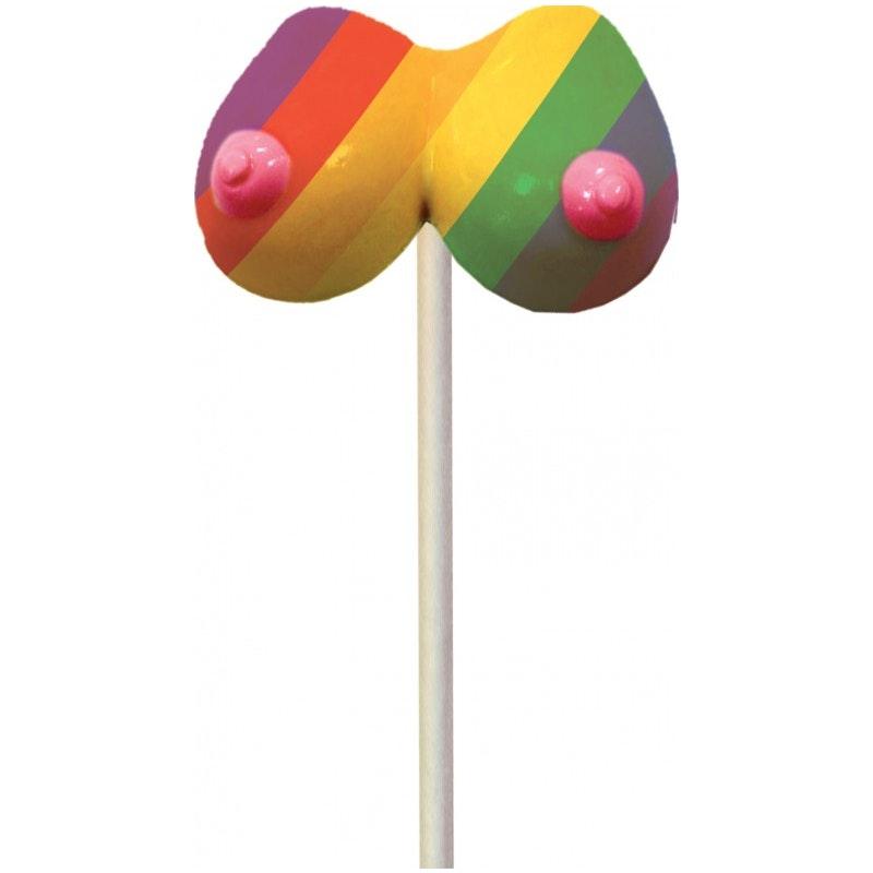 Rainbow Boobie Candy Pop - Naughty by Nature Adult Store