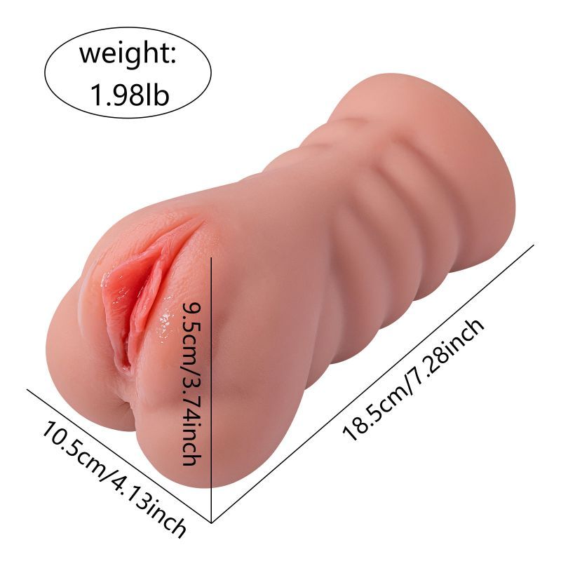 Ramar Realistic Vibrating Anal Vaginal Masturbator - Adult Toys