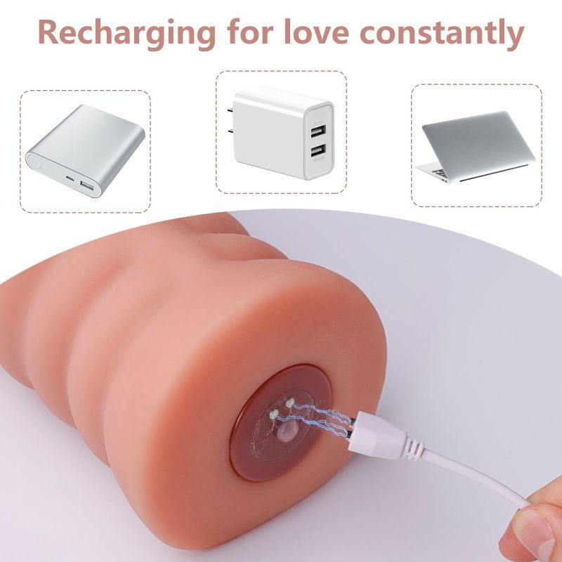 Ramar Realistic Vibrating Anal Vaginal Masturbator - Adult Toys