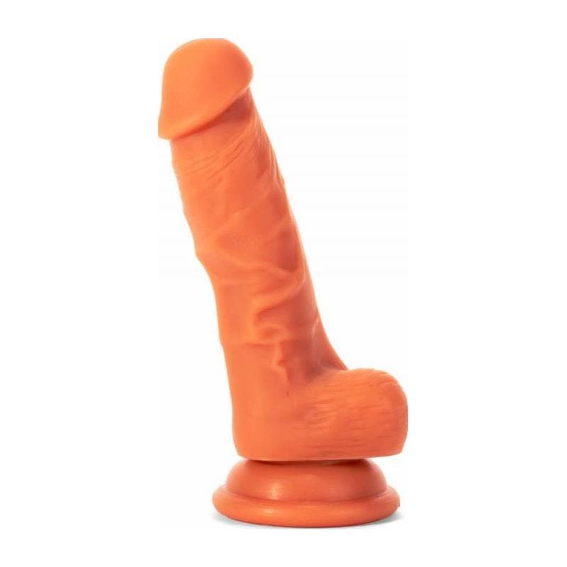 Realistic Dildo Veined Shaft w Balls Flesh - Naughty by Nature Adult Store
