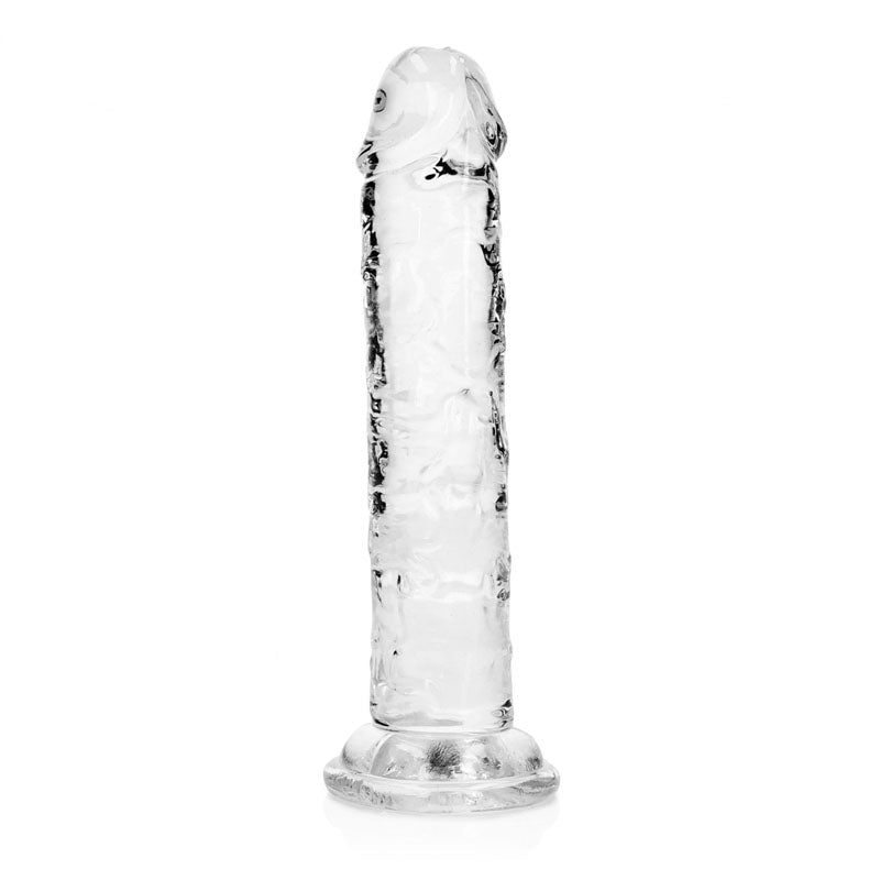 REALROCK 15.5 cm Straight Dildo - Clear - DONGS