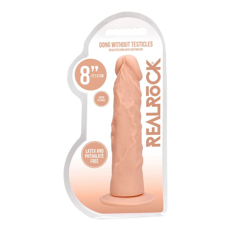 REALROCK 8'' Realistic Dildo - Flesh - DONGS