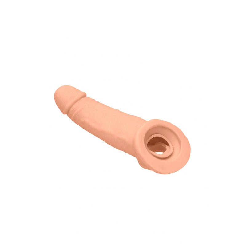 REALROCK 9'' Realistic Penis Extender with Rings - SLEEVES