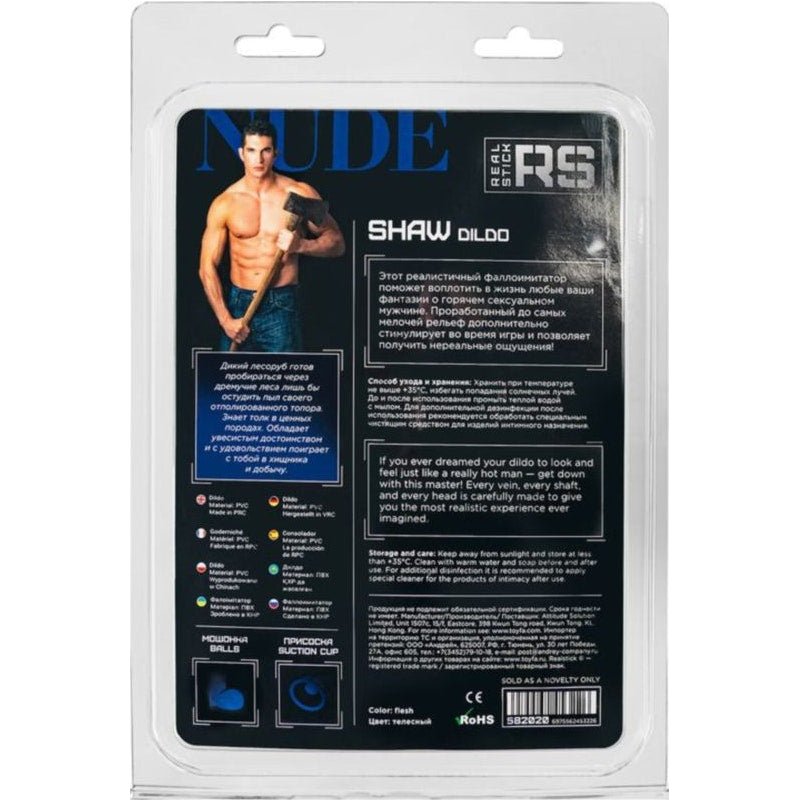 RealStick Nude Dildo Shaw - Adult Toys