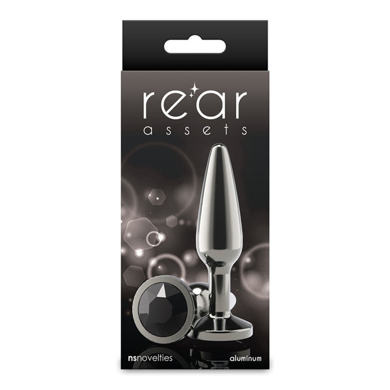 Rear Assets Tapered - Medium - Gunmetal - ANAL TOYS