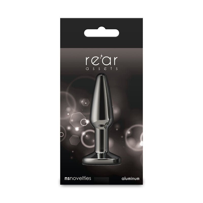 Rear Assets Tapered - Small - Gunmetal - ANAL TOYS