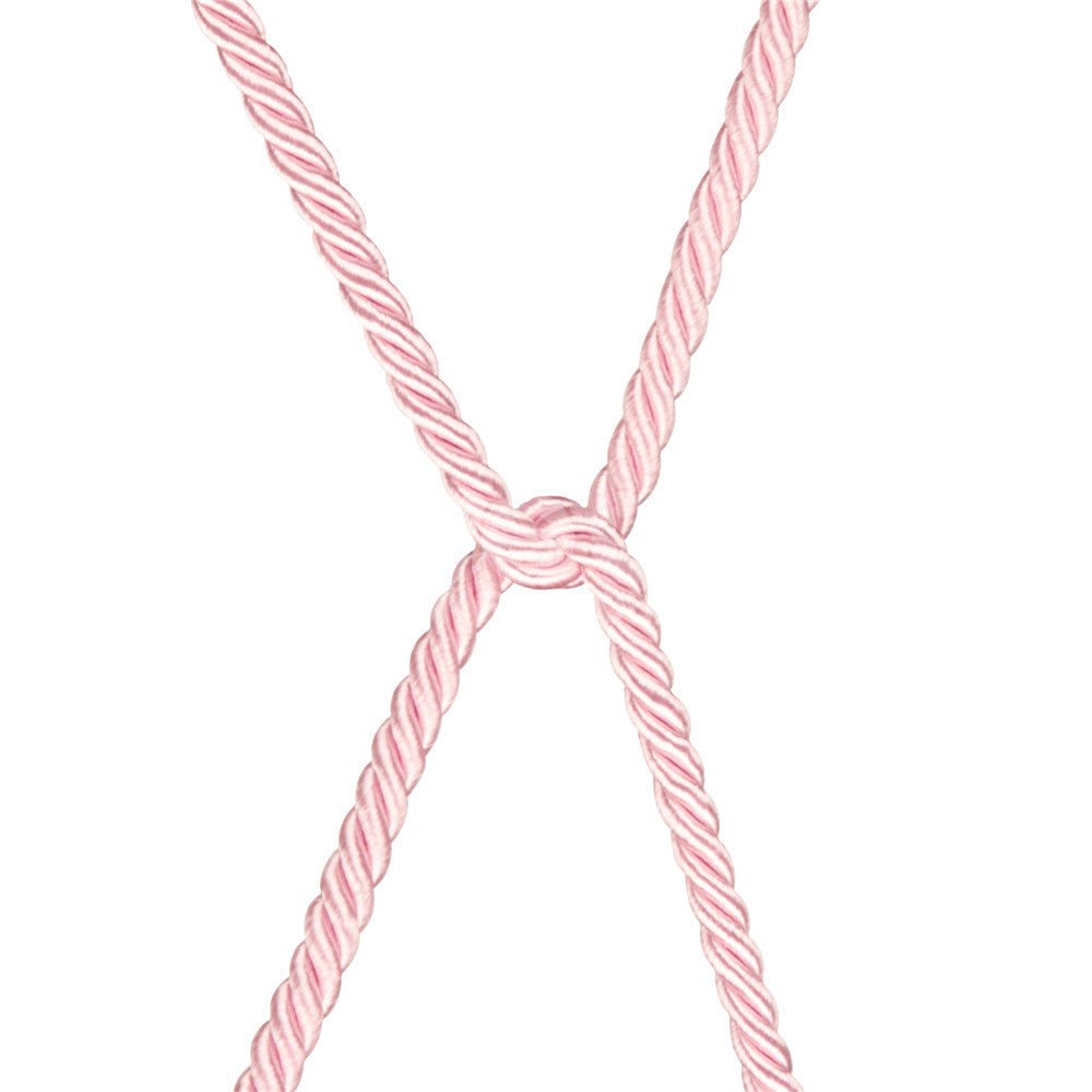 Rebellion Reign Silky Bondage Rope - Pink 10 metre length - BONDAGE - TOYS
