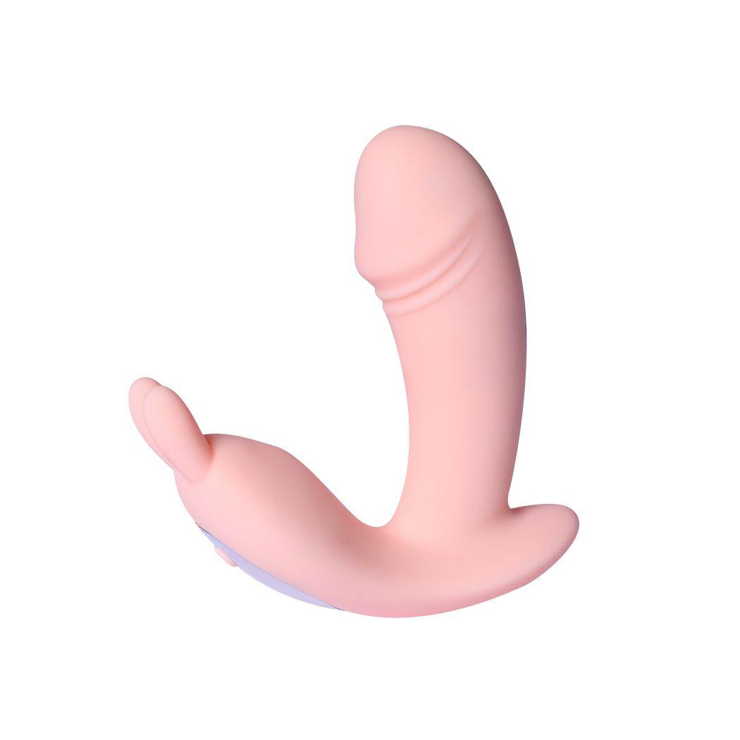 Rechargeable Rabbit Vibrator Wireless Control Pink - Naughty by Nature Adult Store