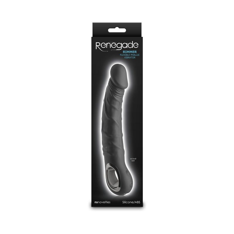 Renegade Rimmer - Black Rechargeable Vibrator - VIBRATORS