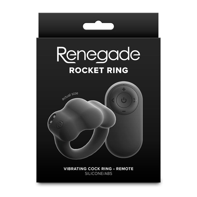 Renegade Rocket Ring - Vibrating Cock Ring with Wireless Remote - COCK RINGS