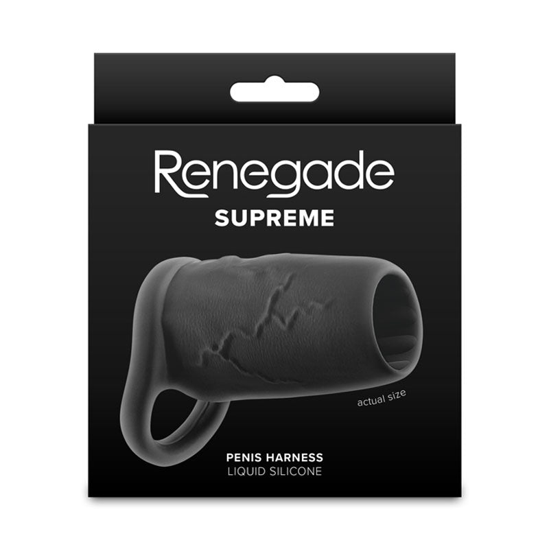 Renegade Supreme - Black Penis Sleeve - SLEEVES