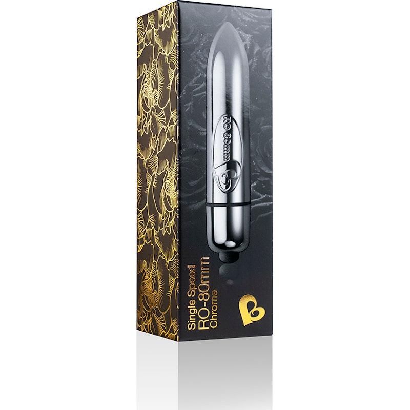 RO - 80 Single Speed Bullet Chrome - Adult Toys