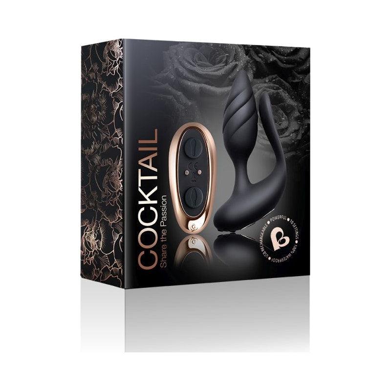 Rocks Off Cocktail Dual Stimulator β Remote Control Couples Vibrator - Adult Toys
