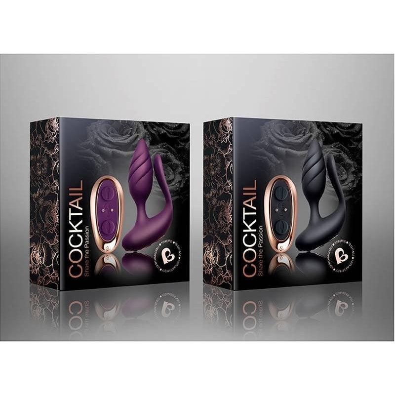 Rocks Off Cocktail Dual Stimulator β Remote Control Couples Vibrator - Adult Toys