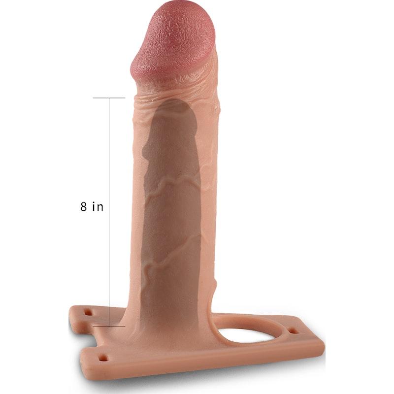 Rodeo Hollow Strap On Set 8.5in - Adult Toys
