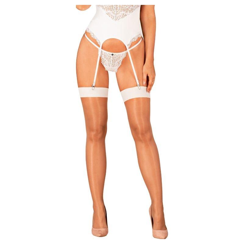 S814 Stockings White - Lingerie