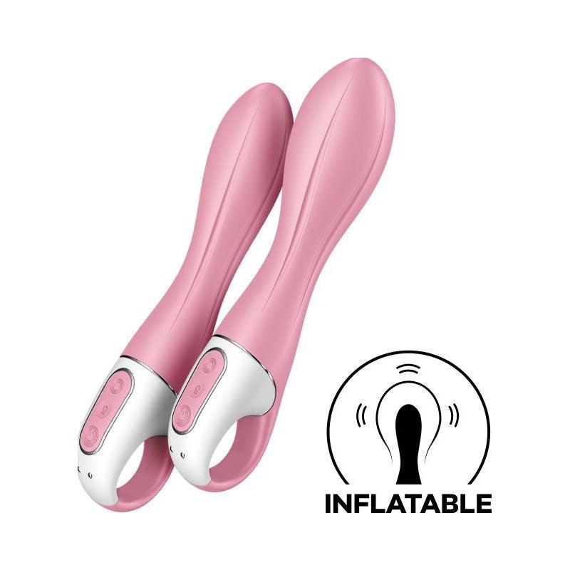 Satisfyer Air Pump Vibrator 2 Light Red - Adult Toys