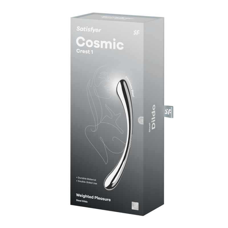 Satisfyer Cosmic Crest 1 Metal Dildo - Adult Toys