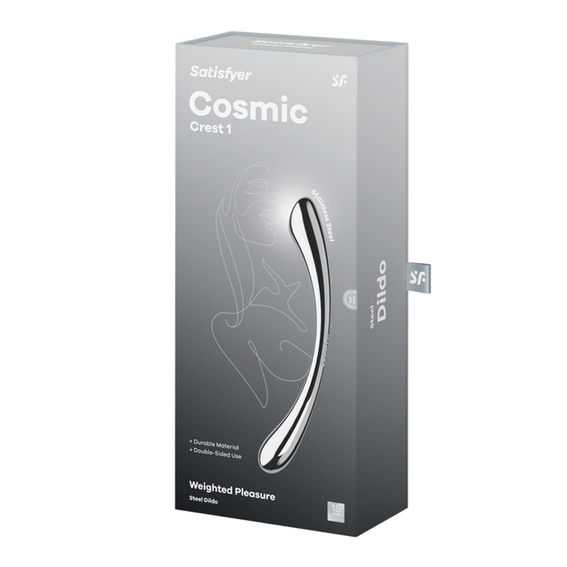 Satisfyer Cosmic Crest 1 Metal Dildo - Adult Toys