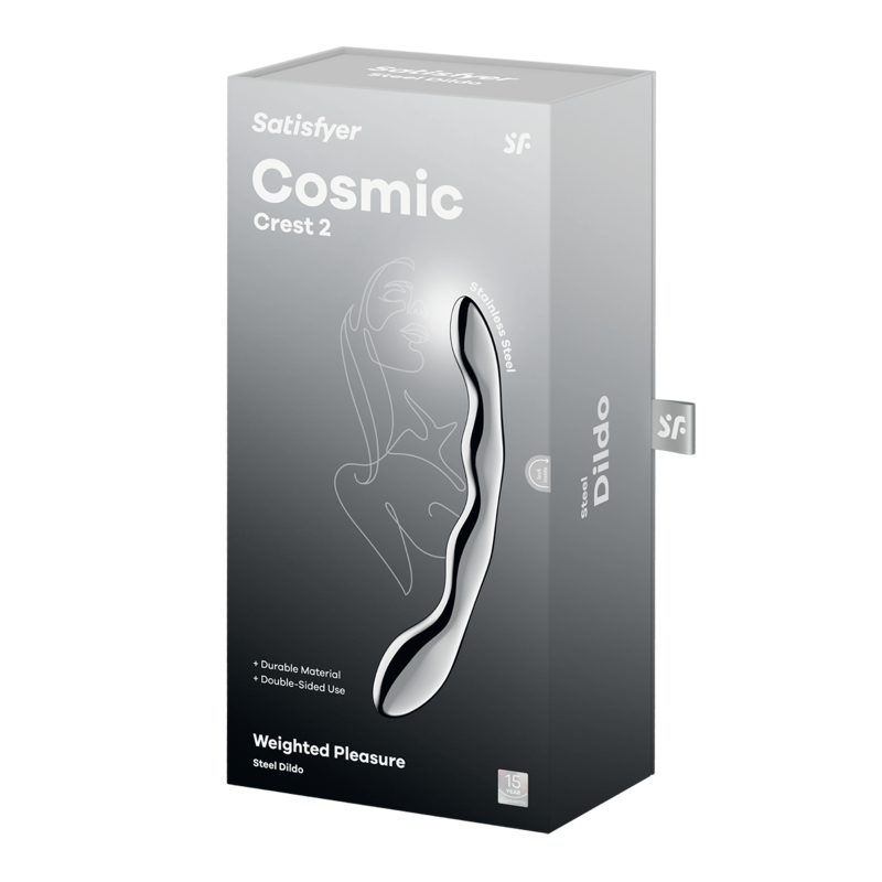 Satisfyer Cosmic Crest 2 Metal Dildo - Adult Toys