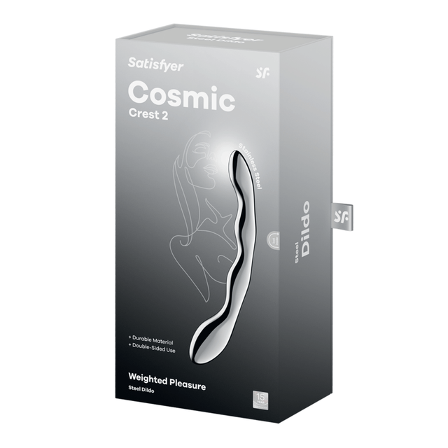 Satisfyer Cosmic Crest 2 Metal Dildo - Adult Toys