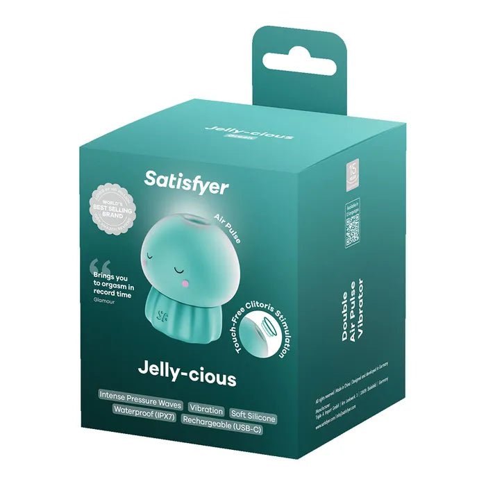 Satisfyer Jelly - cious - Green Air Pulse Stimulator - AIR PULSATION