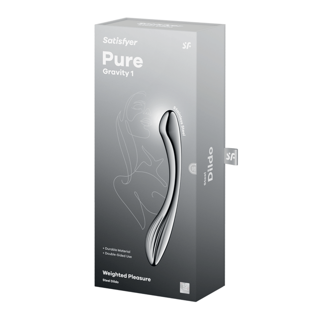 Satisfyer Pure Gravity 1 Metal Dildo - Adult Toys