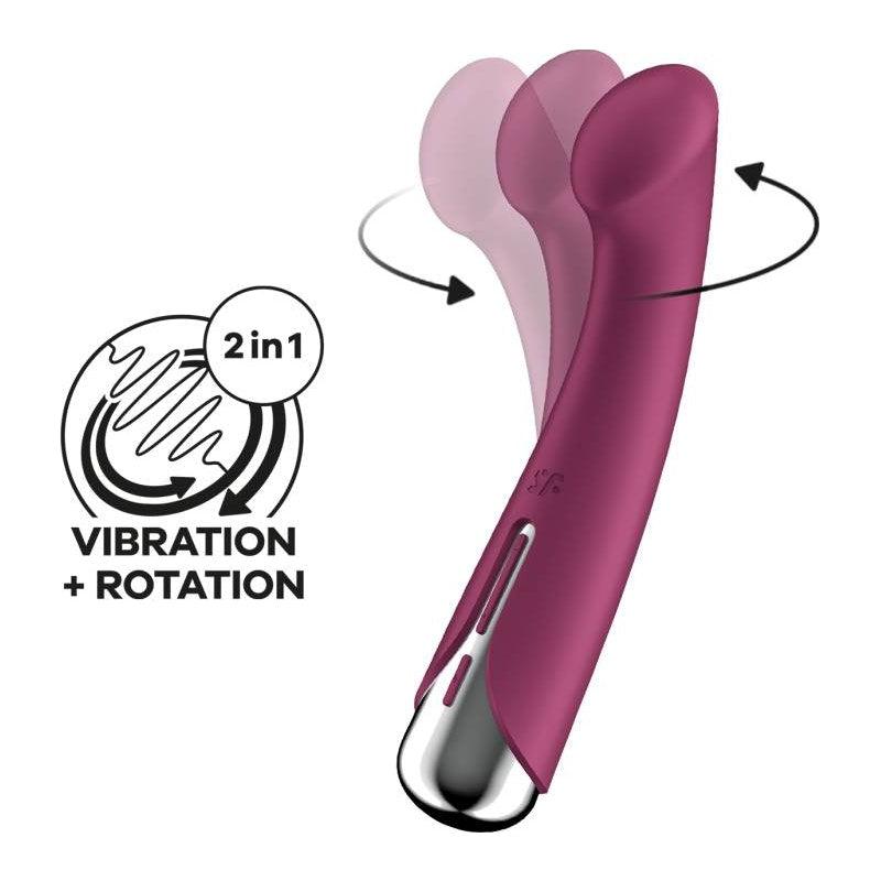 Satisfyer Spinning G - Spot 1 Red - Adult Toys