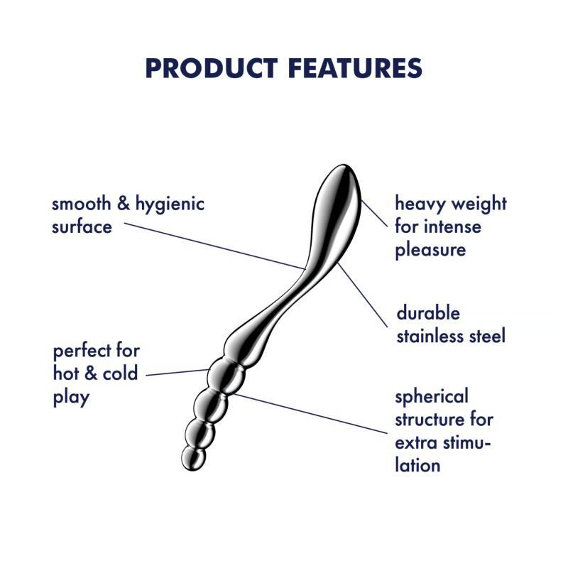 Satisfyer Star Force 1 Metal Dildo - Adult Toys